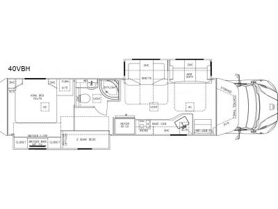 Floorplan - 2017 Renegade Verona 40VBH