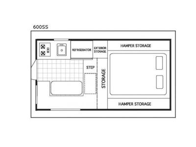 Floorplan - 2017 RC Willett Inc Northstar Pop-Up 600SS