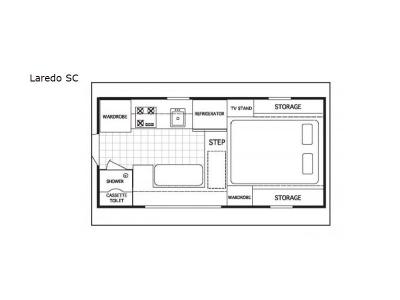 Floorplan - 2017 RC Willett Inc Northstar Hardside Laredo SC