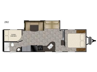 Floorplan - 2017 Heartland Trail Runner SLE 292