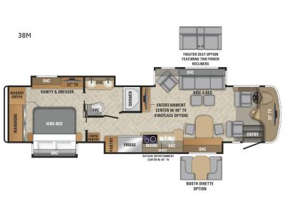 Floorplan - 2017 Entegra Coach Aspire 38M