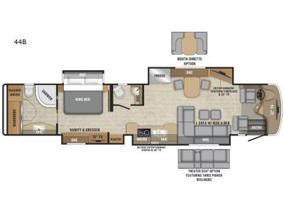 Floorplan - 2017 Entegra Coach Anthem 44B