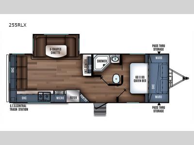 Floorplan - 2017 Forest River RV Wildcat Maxx 255RLX