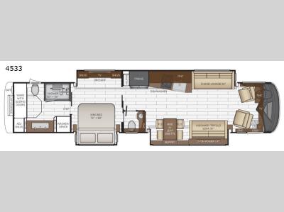 Floorplan - 2017 Newmar King Aire 4533