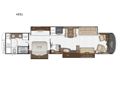 Floorplan - 2017 Newmar Mountain Aire 4533