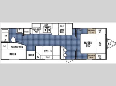 Floorplan - 2008 Dutchmen RV Lite 28G-GS