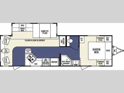 Floorplan - 2008 Dutchmen RV Classic 30L-DSL