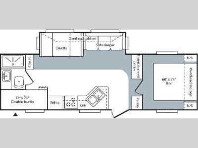 Floorplan - 2005 Keystone RV Hornet 275H