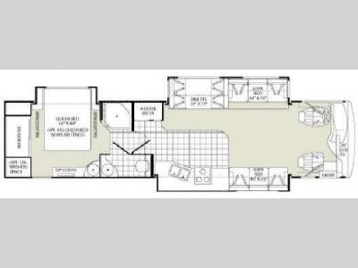 Floorplan - 2008 Fleetwood RV Expedition 38S
