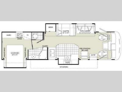 Floorplan - 2008 Fleetwood RV Southwind 35A