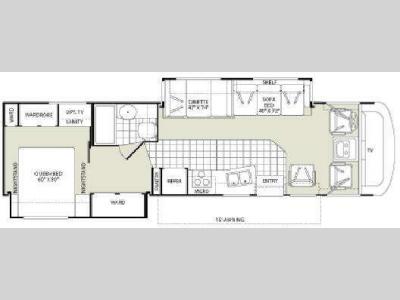 Floorplan - 2008 Fleetwood RV Terra LX 34N