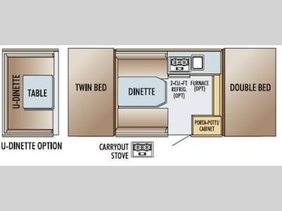 Floorplan - 2005 Jayco Jay Series 806