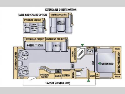 Floorplan - 2005 Jayco Eagle 281 RLS