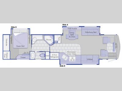 Floorplan - 2008 Country Coach Inspire 360 40 DaVinci Opt A