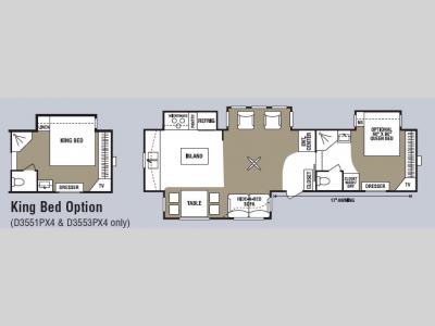 Floorplan - 2008 KZ Durango LX D3551PX4