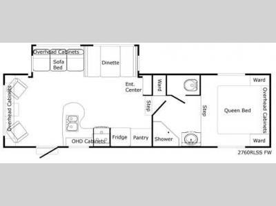 Floorplan - 2008 Pacific Coachworks Tango 2760RLSS