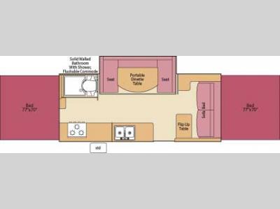 Floorplan - 2008 Fleetwood RV Highlander Avalon