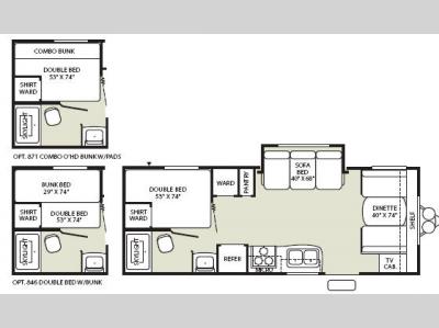 Floorplan - 2008 Fleetwood RV Pioneer 21CKS
