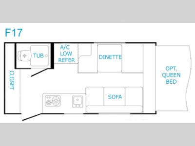 Floorplan - 2005 R-Vision Bantam F-17