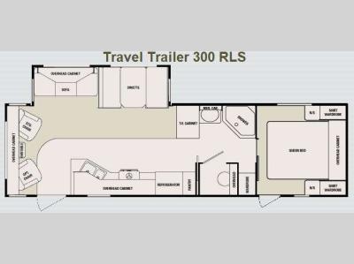 Floorplan - 2008 SunnyBrook Brookside 300 RLS