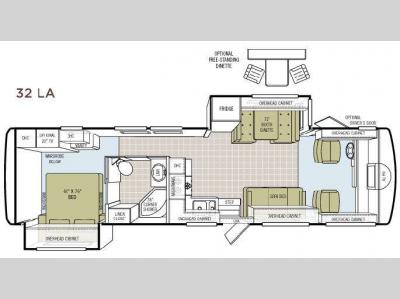 Floorplan - 2008 Tiffin Motorhomes Allegro 32 LA