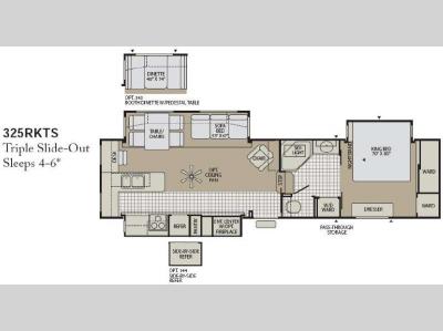 Floorplan - 2008 Fleetwood RV Regal 325RKTS