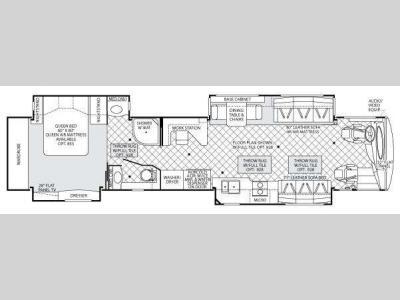 Floorplan - 2008 American Coach American Eagle 45D