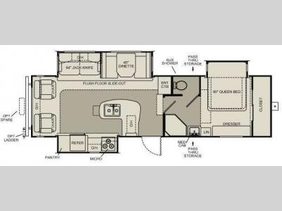 Floorplan - 2008 Pilgrim 2500 Lite 29PMK3S-5