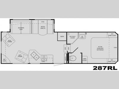 Floorplan - 2009 Heartland Sundance XLT 287RL