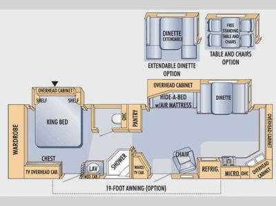 Floorplan - 2009 Jayco Eagle 322FKS