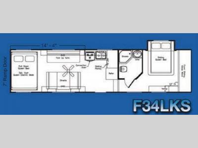 Floorplan - 2009 Eclipse Stellar F34LKS