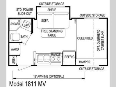 Floorplan - 2008 Skyline Mountain View 1811MV