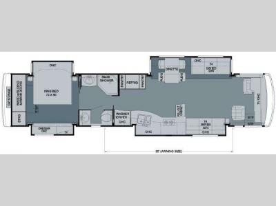 Floorplan - 2009 Newmar Dutch Aire 4304