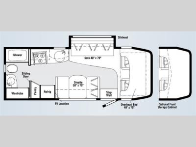 Floorplan - 2009 Itasca Navion 24H