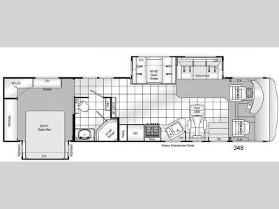 Floorplan - 2009 Damon Challenger 348