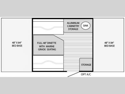 Floorplan - 2009 Livin Lite Quicksilver 8.0