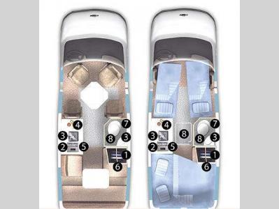 Floorplan - 2009 Roadtrek 210-Versatile