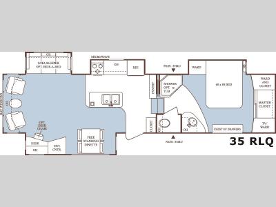 Floorplan - 2005 Keystone RV Challenger 35RLQ