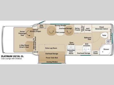 Floorplan - 2008 Coach House Platinum 261XL CL