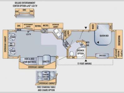 Floorplan - 2009 Jayco Eagle 351RLSA