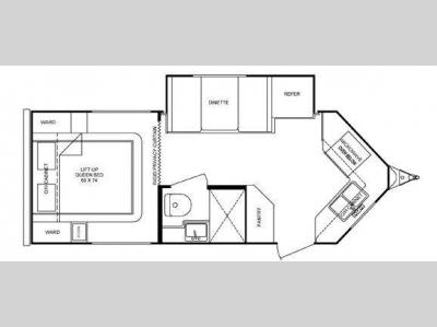 Floorplan - 2009 Cruiser ViewFinder V-19FK