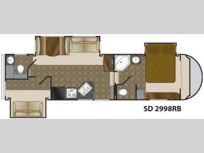 Floorplan - 2010 Heartland Sundance 2998RB