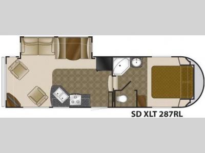 Floorplan - 2010 Heartland Sundance XLT 287RL