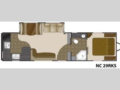 Floorplan - 2010 Heartland North Country 29RKS