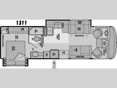 Floorplan - 2005 National RV Sea Breeze 1311