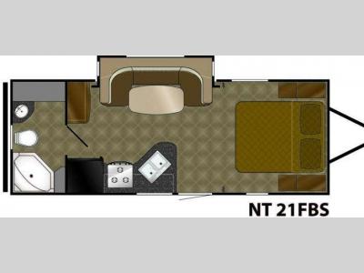 Floorplan - 2010 Heartland North Trail 21FBS