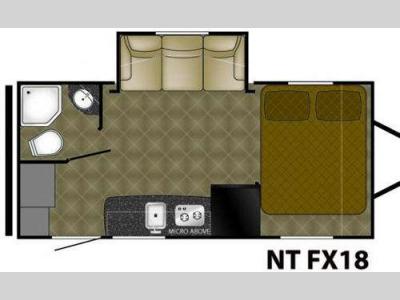 Floorplan - 2010 Heartland North Trail FX18