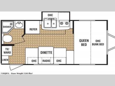 Floorplan - 2009 Dutchmen RV ECO 718QBSL