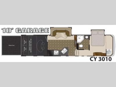 Floorplan - 2010 Heartland Cyclone 3010