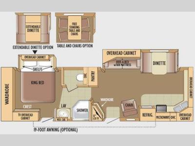 Floorplan - 2010 Jayco Eagle 322FKS